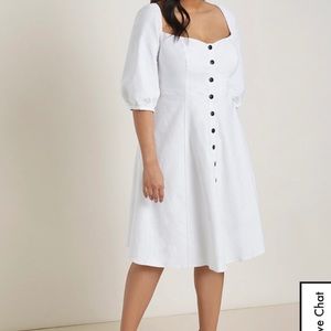 Eloquii White Dress